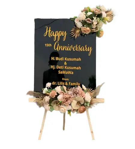 Papan Bunga Akrilik Kahuman