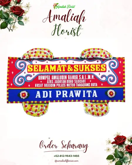 Papan Bunga Ucapan Selamat Kahuman