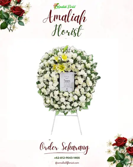 Krans Bunga Duka Kahuman